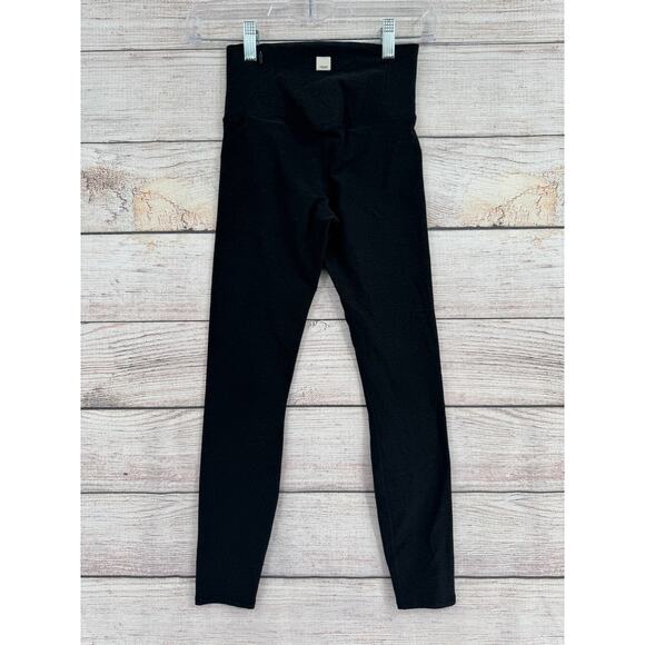 Vuori Clean Elevation Legging Womens XS Black Gray Stretch Back Zip Pocket - Picture 2 of 10